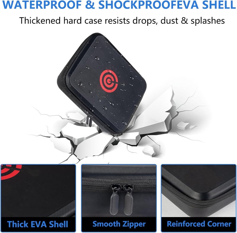 Lebared 2026 Upgraded EVA Hard Shell Dart Case for 15Darts, 30 Flights, Shafts & Accessories, Darts Case with Soft Pad & Mesh Bag for Steel or Soft Tips, Ideal Gift for Players, Bar Game, Travel -Blue - Image 4
